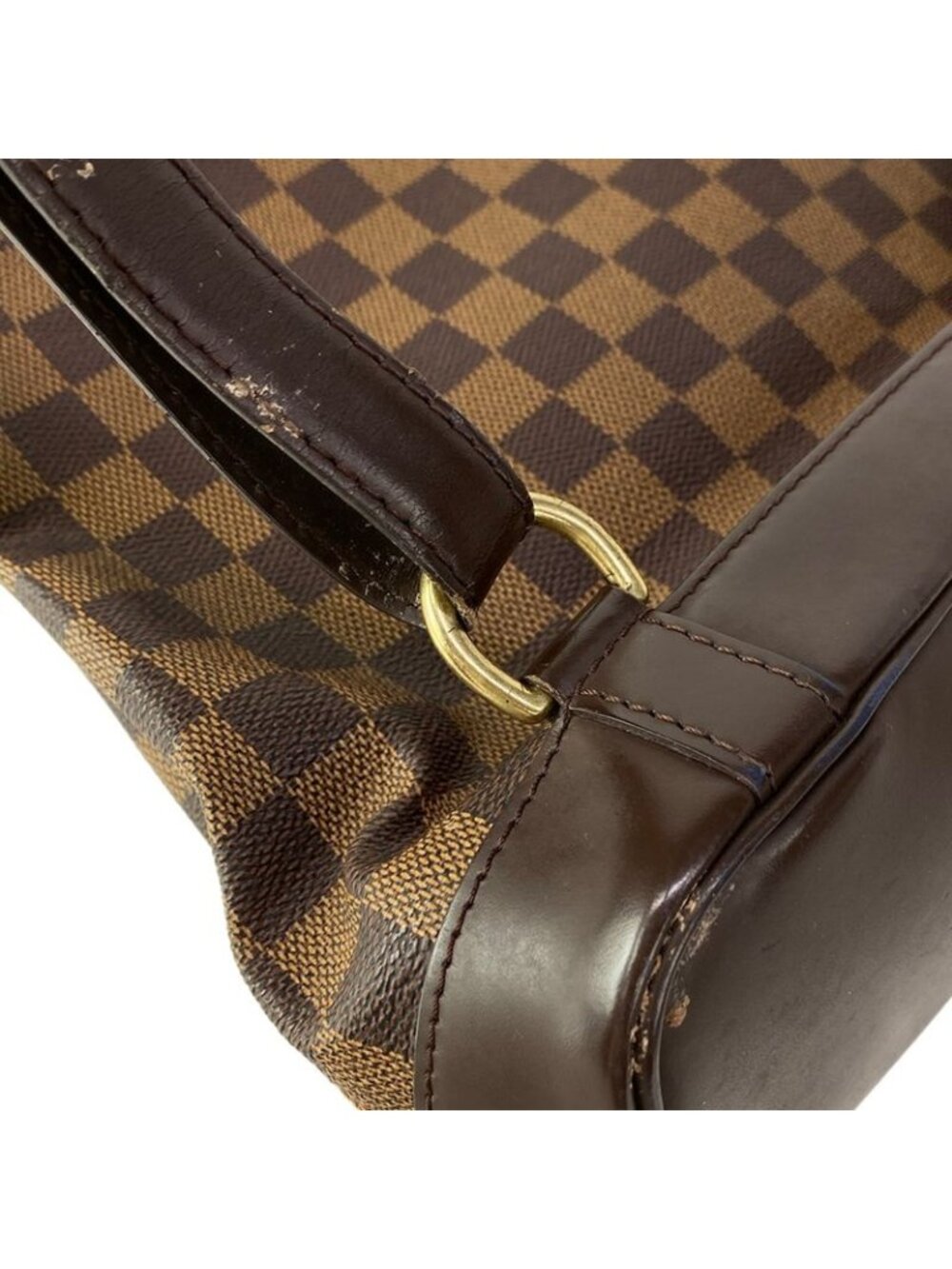 Louis Vuitton Backpack Sac Damier Soho Ebene - Picture 12 of 15